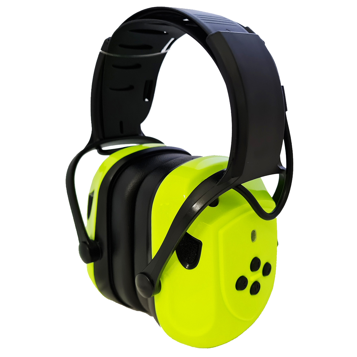 Premium Hi-Vis Yellow Bluetooth Earmuffs - Class 5 – Safe-T-Tec