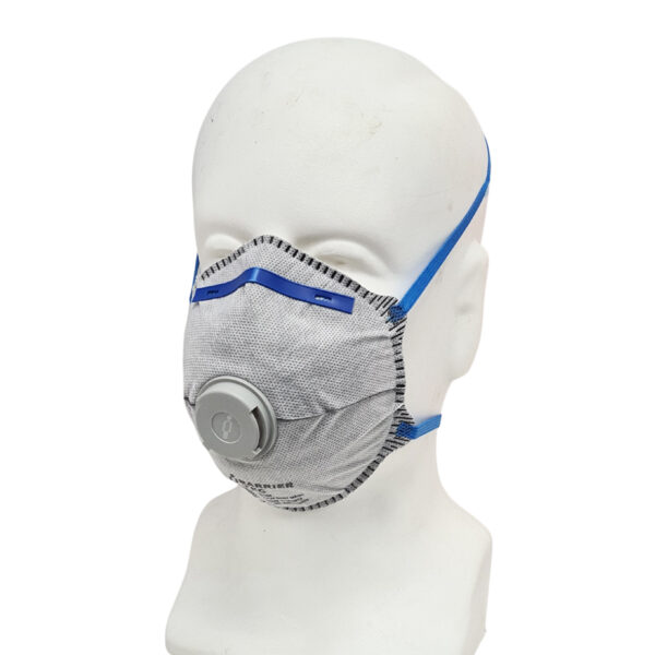 Disposable Valved P2 Dust Mask With Active Carbon Filter - Box of 10 - Image 4