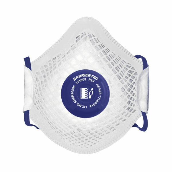 Disposable Molded Mesh P2V Dust Mask - Box of 10 - Image 3