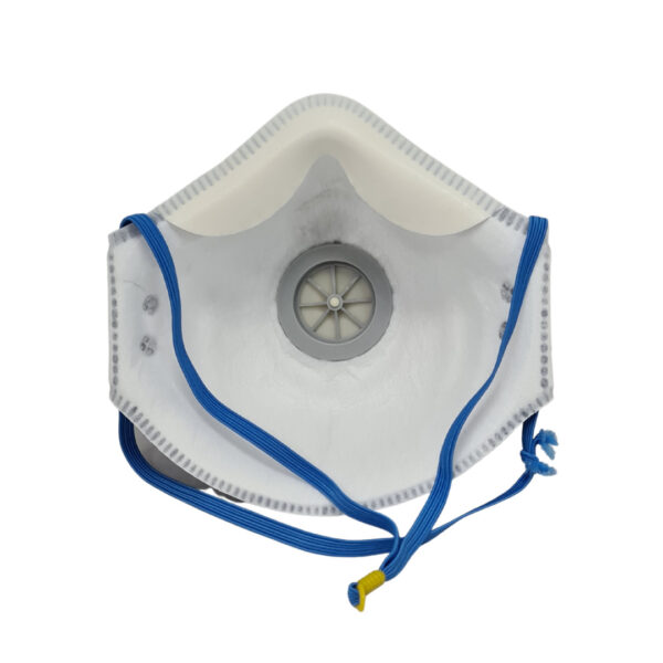 Disposable Molded Mesh P2V Dust Mask with Active Carbon Filter - Box of 10 - Image 4