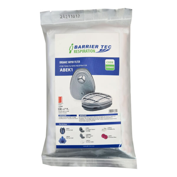 ABEK1 Cartridge - Organic & Inorganic Gas Filter