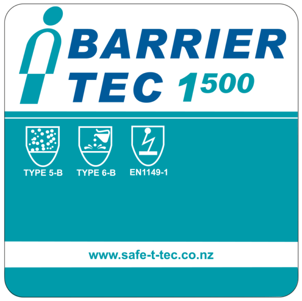 Barrier Tec 1500 White Coveralls - Image 2