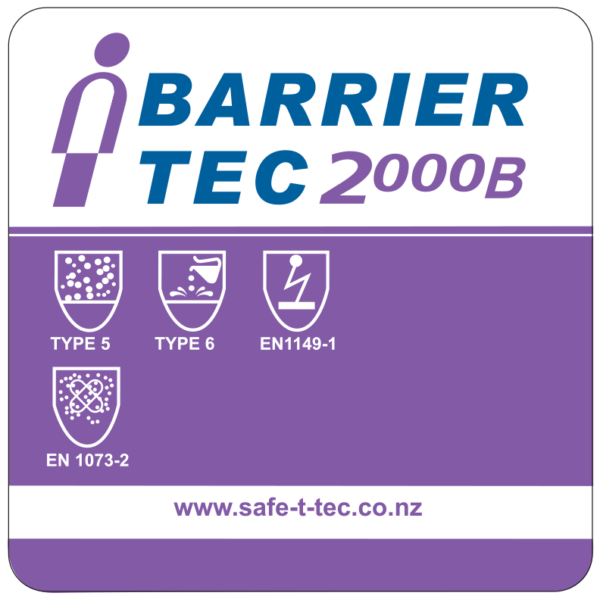 Barrier Tec 2000B White Coveralls - Image 3