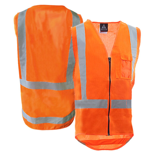 TTMC D/N Zipped Orange Vest