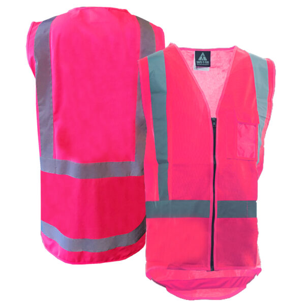 D/N Zipped Pink Vest