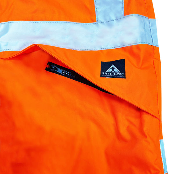 Essentials TTMC Waterproof D/N Orange Jacket - Image 4
