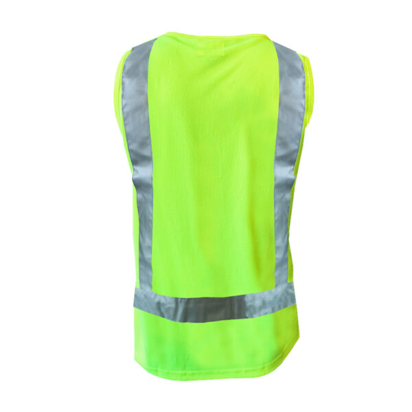 170gsm D/N Yellow/Navy Singlet - Image 3