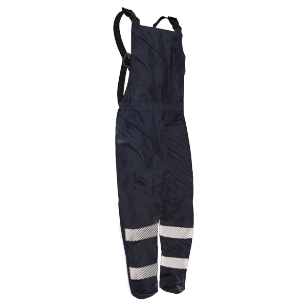 Essentials D/N PU Coated Navy Bib Trousers