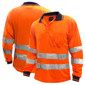 170gsm D/N Orange Polo