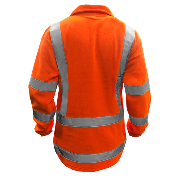 360gsm TTMC D/N Orange Polar Fleece - Image 3