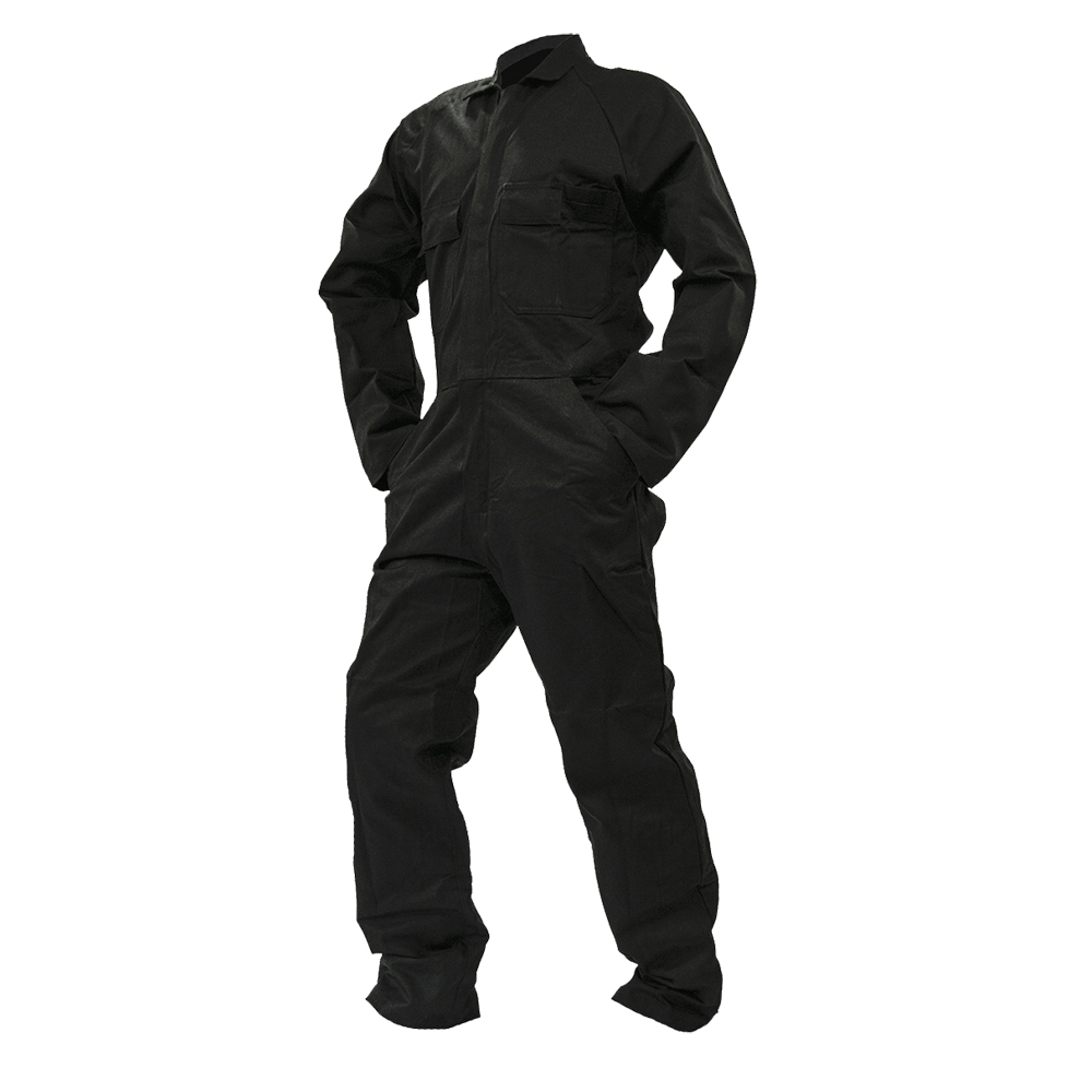 Safe-T-Tec: Black Overalls