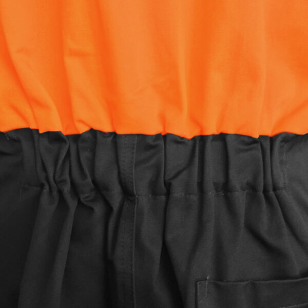 300gsm Madura Cotton DO Orange/Black Overalls - Image 9