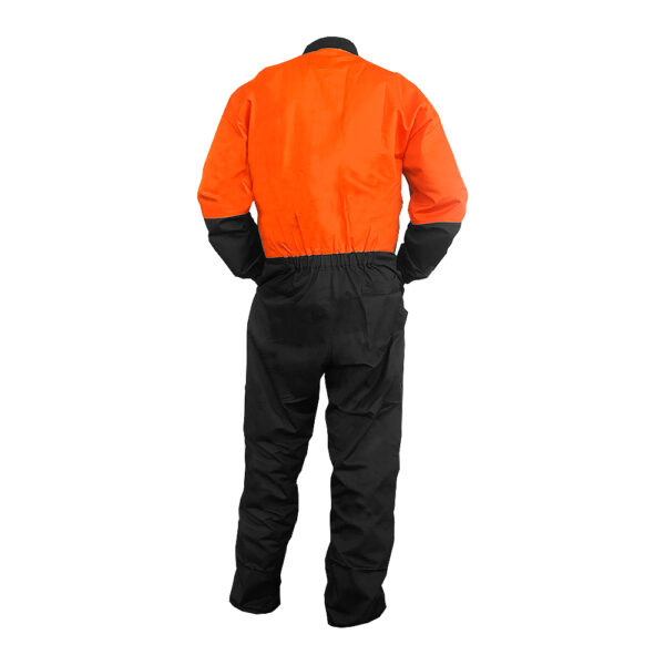 300gsm Madura Cotton DO Orange/Black Overalls - Image 3