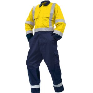 300gsm Madura Cotton D/N Yellow/Navy Overalls
