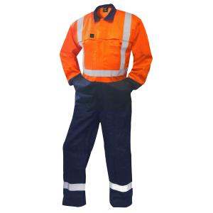 240gsm 11cal FR D/N Orange/Navy Overalls