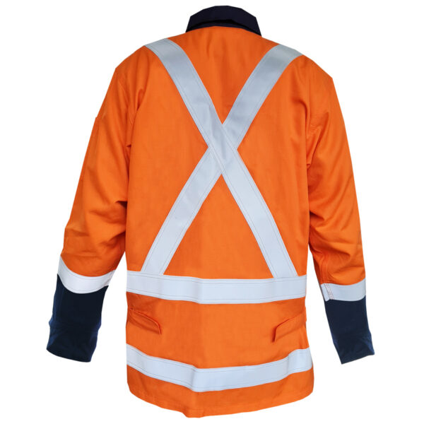 240gsm 11cal TTMC FR D/N Orange Jacket - Image 2