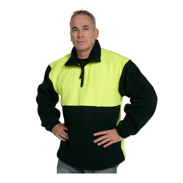 Polar Fleece Yellow/Navy