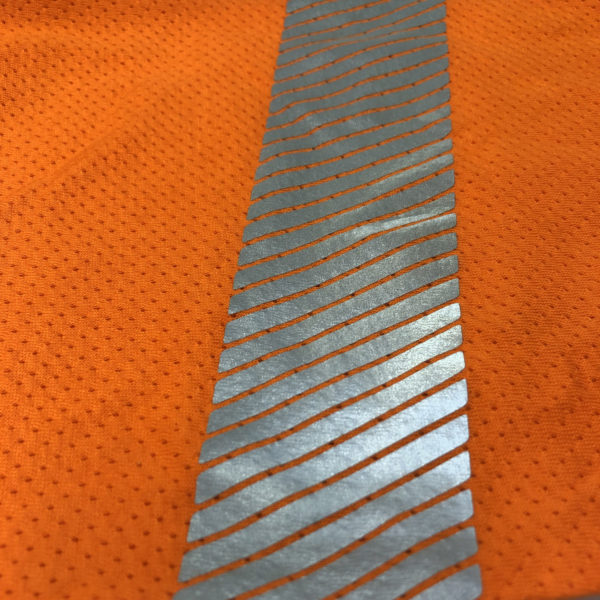 TTMC D/N Mesh Breeze Cotton Long Sleeve Orange Polo - Image 4